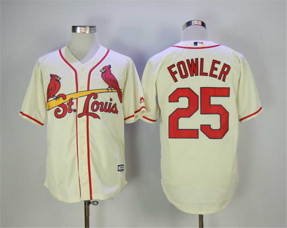 St. Louis Cardinals #25 Dexter Fowler Cream New Cool Base Stitched Jersey,We sell and wholesale St. Louis Cardinals #25 Dexter Fowler Cream New Cool Base Stitched Jersey on line form chian!
